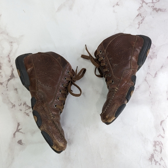 HS Trask Boots Mens 11 Kalispell Brown Leather Lace Up Chukka Ankle Shoes - Picture 11 of 11